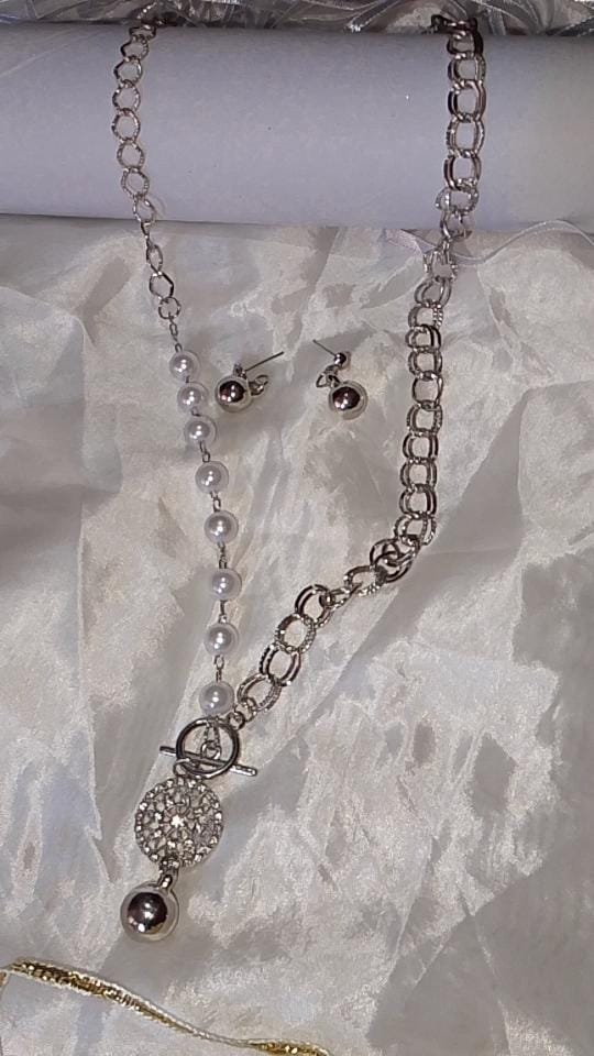 "Silver Serenity Necklace"