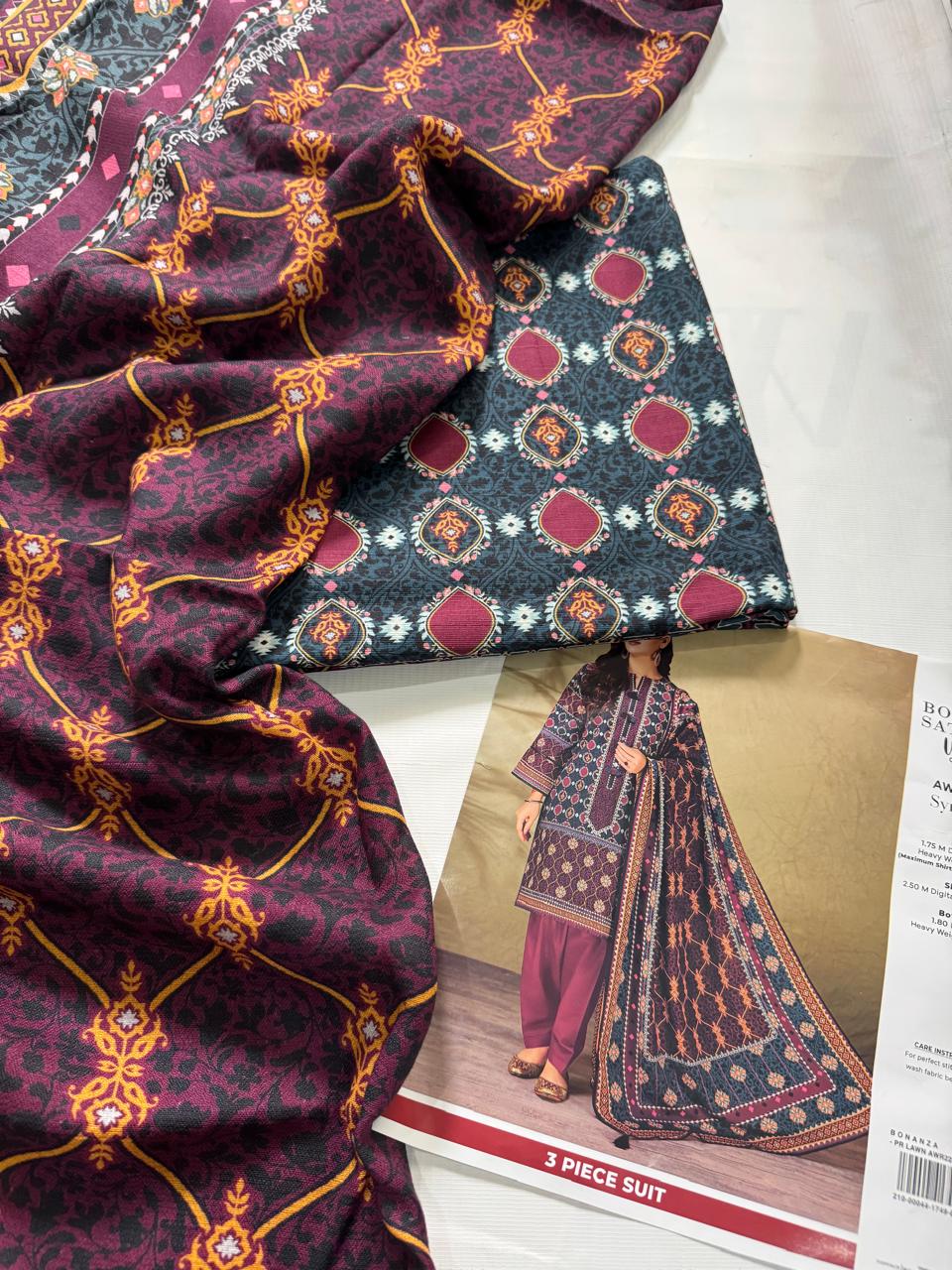 3 piece winter corduory stuff Bonanza satrangi