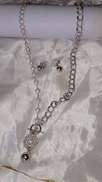 "Silver Serenity Necklace"